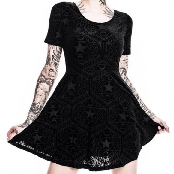 Kill star occult skater velvet stargazer pentagram - Picture 2 of 3